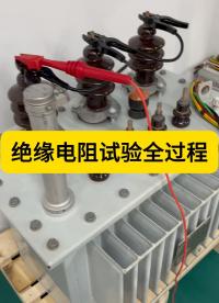 變壓器絕緣電阻試驗(yàn)全過程，帶電池外出攜帶方便，自動計(jì)算吸收比 #儀器儀表 #兆歐表 #絕緣電阻測試儀 