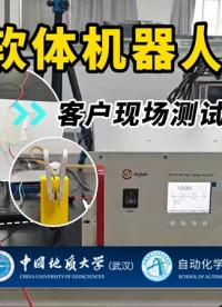 客戶現(xiàn)場進(jìn)行軟體機(jī)器人系統(tǒng)驅(qū)動測試，效果很nice?。ń殡姀椥泽w）#電路知識 #硬核拆解 #電子制作 