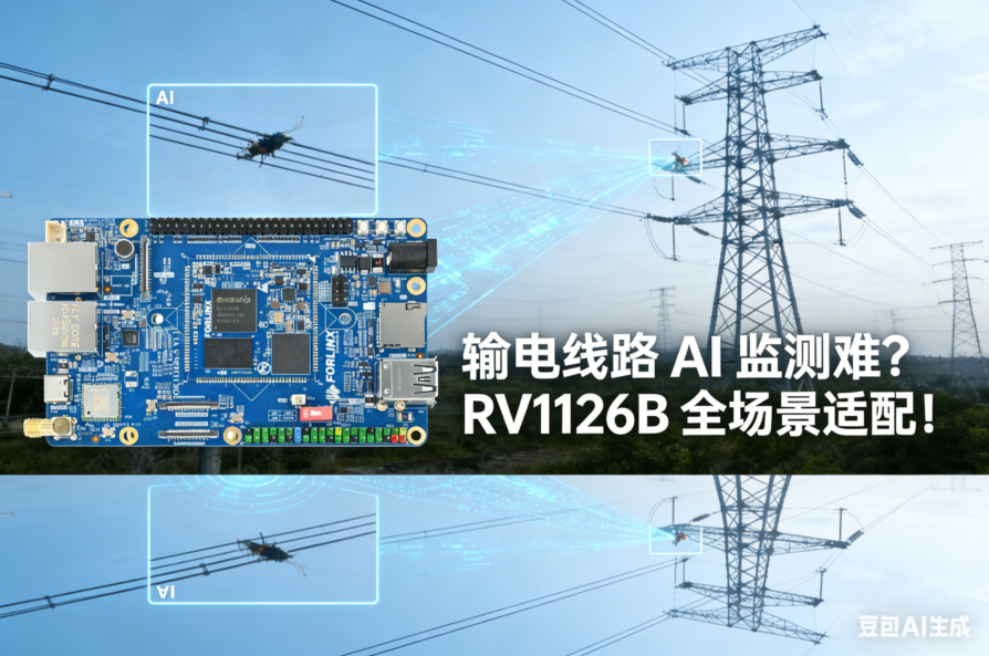 輸電線路難檢測？有了RV1126B核心板全都不是問題！
