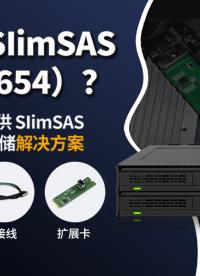 什么是SlimSAS？如何用它連接U.2/M.2硬盤(pán)？從硬盤(pán)盒到擴(kuò)展卡全解析 #硬盤(pán)盒 #擴(kuò)展卡 