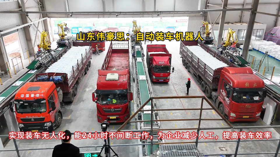 尿素全自動裝車機(jī)器人 山東偉豪思全自動裝車機(jī) 適應(yīng)多種車型裝車
# 自動裝車機(jī)