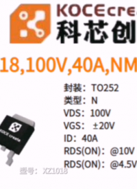 XZ1018 VDS：100V   VGS： ±20V  NMOS