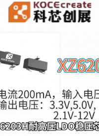 XZ6203H輸出電流200mA輸入電壓80V 常規(guī)輸出電壓：3.3V,5.0V,2.1V-12V