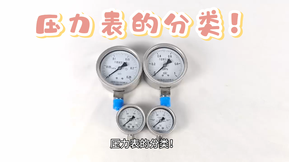 壓力表的分類！