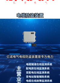 电缆防盗监测#电缆防盗 #电缆防盗割 #电缆隧道在线监测 #电缆安全 #生产厂家 #