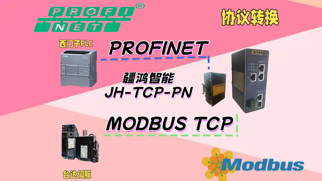 直連臺達伺服：PROFINET轉(zhuǎn)MODBUS TCP網(wǎng)關(guān)，<b class='flag-5'>即</b><b class='flag-5'>插</b><b class='flag-5'>即</b>通