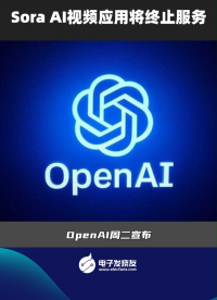 Sora AI视频应用将终止服务