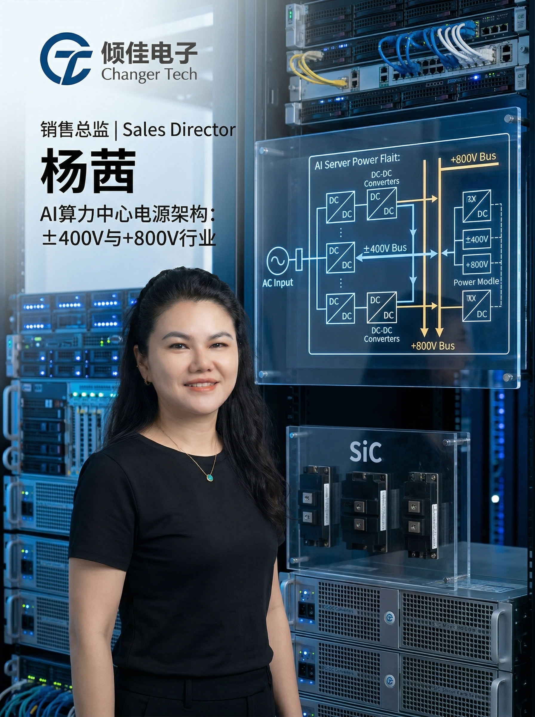 AI算力中心：基于SiC功率器件的電源架構(gòu)之±400V與+800V深度解析與根本區(qū)別