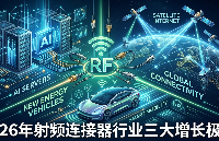 2026年射頻連接器行業(yè)三大<b class='flag-5'>增長(zhǎng)極</b>：AI服務(wù)器、衛(wèi)星互聯(lián)網(wǎng)、<b class='flag-5'>新能源</b>汽車