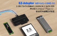 移動(dòng)辦公黨直接封神！ICY DOCK MB104U-1SMB R1：揣進(jìn)口袋的雙接口存儲(chǔ)轉(zhuǎn)接利器