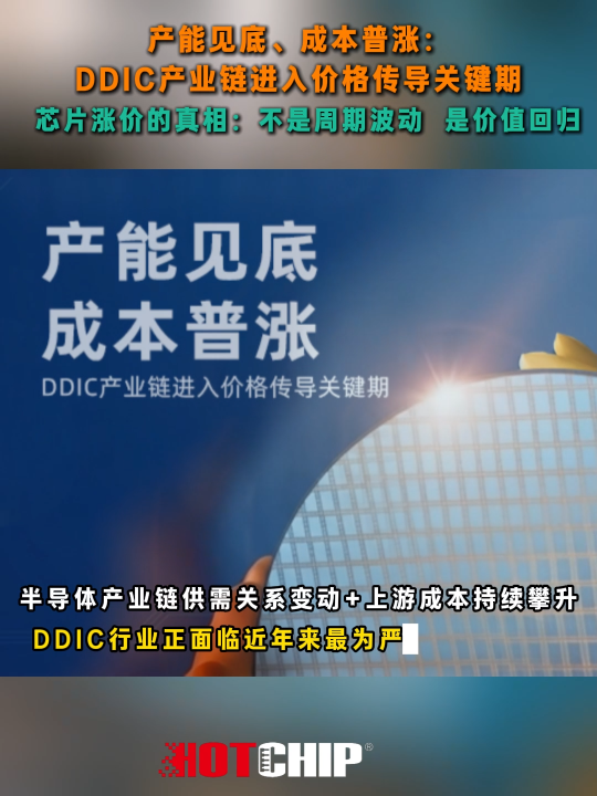 DDIC調(diào)整助推半導(dǎo)體產(chǎn)業(yè)鏈邁向更健康、可持續(xù)的未來 #
