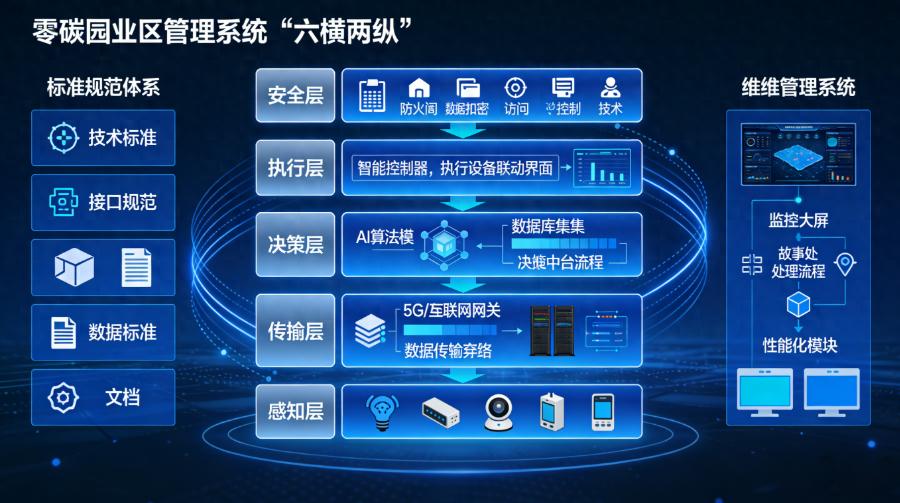零碳園區(qū)管理系統(tǒng)技術(shù)架構(gòu)：從感知到?jīng)Q策的全鏈路解析