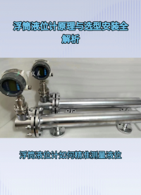 浮筒液位計原理與選型安裝全解析#農(nóng)業(yè)物聯(lián)網(wǎng) #專科生 #plc教學 #警車燈電路 #溶氧儀校準 #智慧能源 