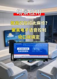 科技宅狂喜！語音控制氛圍燈一步到位 #電工 #plc #物聯(lián)網(wǎng) 