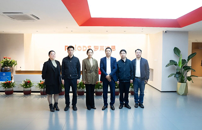杭州市拱墅区副区长马志清一行莅临罗莱迪思走访调研