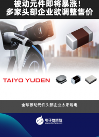 被動元件即將暴漲！多家頭部企業(yè)欲調(diào)整售價(jià)