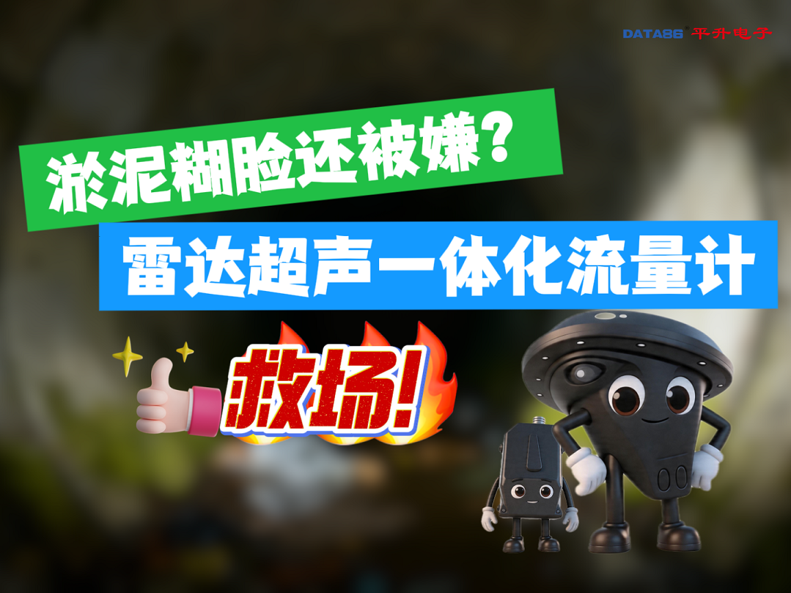 雷達(dá)超聲波流量計(jì)，雙波測(cè)流，數(shù)據(jù)才靠譜#雷達(dá)超聲波流量計(jì) #管網(wǎng)窨井多參數(shù)監(jiān)測(cè) #排水管道流量計(jì) #平升電子 