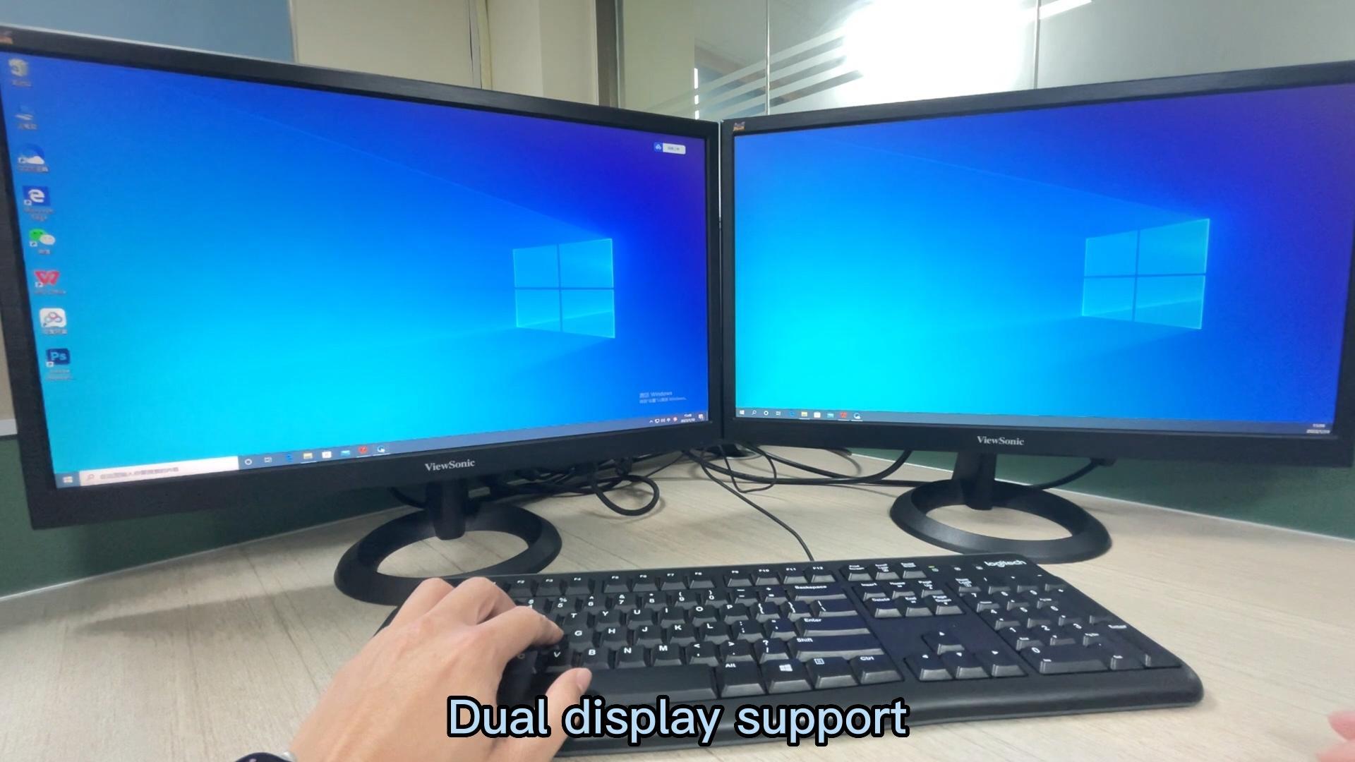 Qotom Q10100P多串口迷你电脑展示，支持VESA安装与双屏输出的工控应用方案
