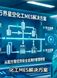 化工MES解决方案：从配方管控到安全追溯的智慧转型# 制造业# 化工行业MES# 