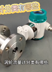 渦輪流量計分類有哪些