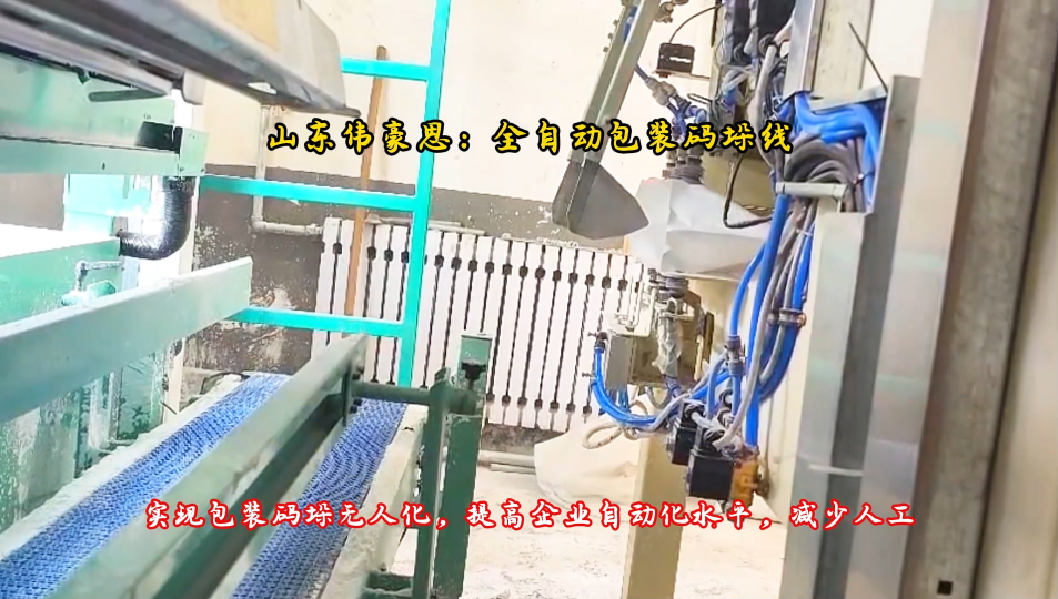 辽宁全自动码垛机器人+碳酸钠全自动包装秤 解决人工效率慢难题
# 