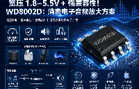 宽压 1.8–5.5V + 强兼容性！WD8002D：消费电子音频放大方案
