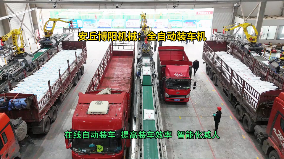 化肥行業(yè)全自動(dòng)裝車機(jī)定制  機(jī)械手裝車設(shè)備代替人工#全自動(dòng)裝車機(jī) #機(jī)械手裝車機(jī) #