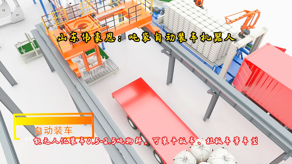 粗硫酸鎳噸袋自動(dòng)裝車機(jī) 智能噸包裝車機(jī)械手廠家
# 