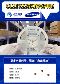 贞光科技代理品牌三星电容 CL21Y225KBYVPNE#三星电容代理商 #三星电容 #贞光科技 