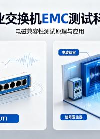 工業(yè)交換機(jī) EMC 測試科普｜工業(yè)級電磁兼容核心測試項(xiàng)匯總#工業(yè)交換機(jī) #電磁兼容EMC #EMC #物聯(lián)網(wǎng) 