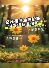 开山红五环空压机用的断油保护装置来啦#
 #螺杆空压机 #空压机断油保护装置 
