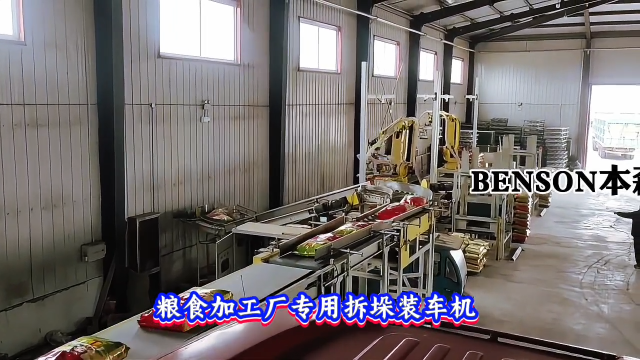 本森智能装备（山东）有限公司 粮食加工厂专用拆垛装车机#拆垛装车机器人
 