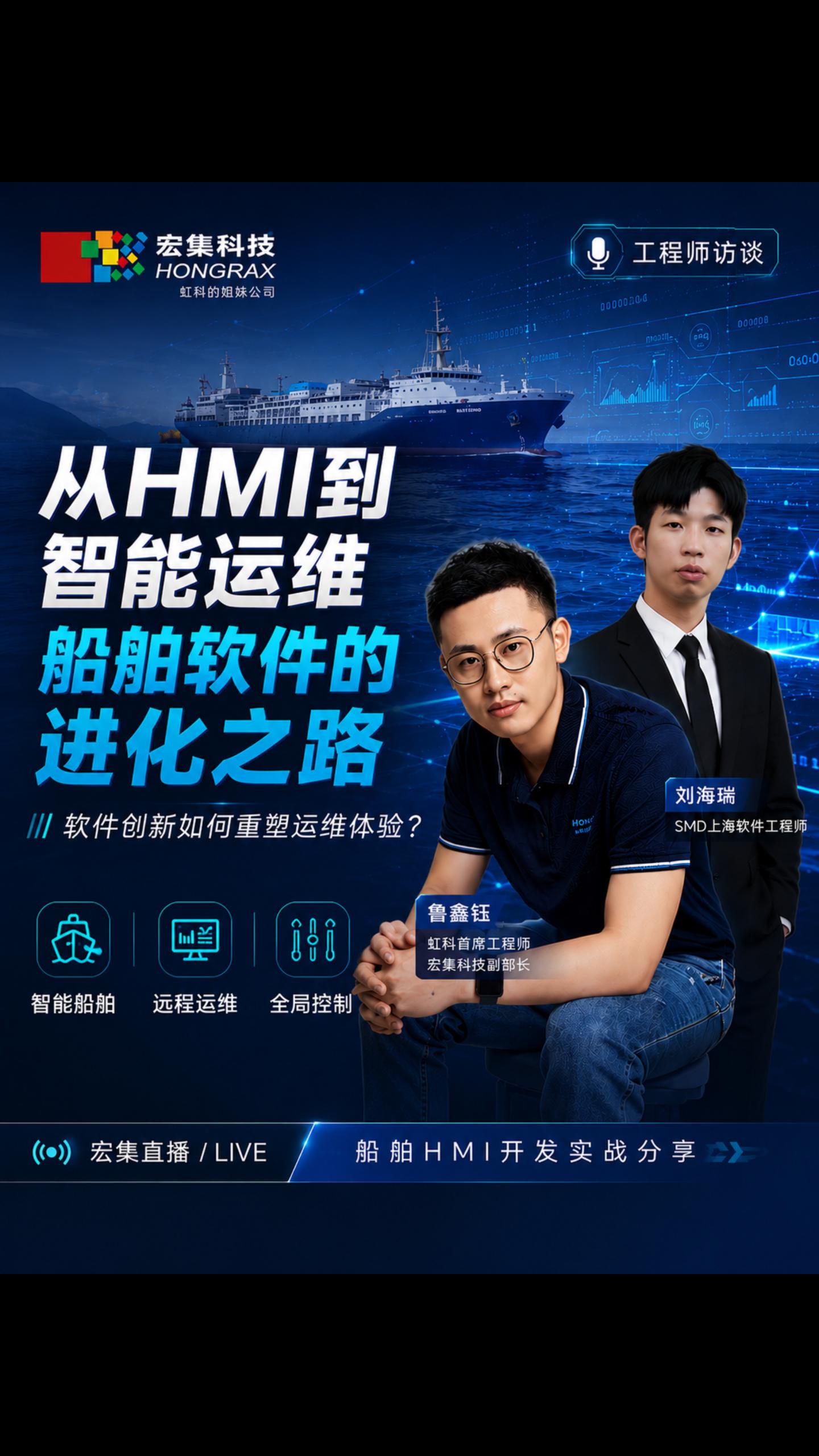 軟件創(chuàng)新如何重塑船舶運(yùn)維體驗(yàn)？——宏集科技與中車艾森迪工程師的技術(shù)訪談#人機(jī)界面
#宏集科技
#工業(yè)觸摸屏
 