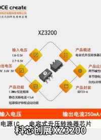 XZ3200固定输出电压3.3V,3.6V,5V  电容式升压转换器