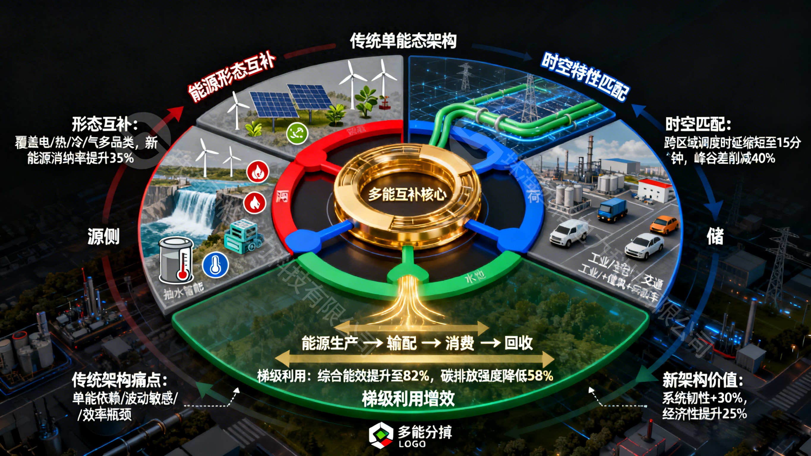源網(wǎng)荷儲系統(tǒng)架構(gòu)：多能互補(bǔ)的技術(shù)實(shí)現(xiàn)路徑