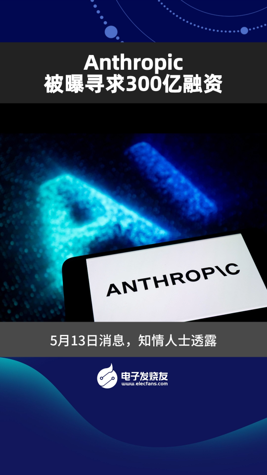 Anthropic被曝尋求300億融資