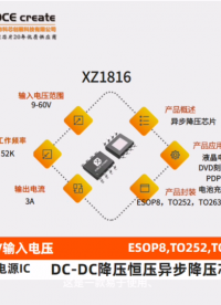 XZ1816,9-60V,3A异步降压芯片