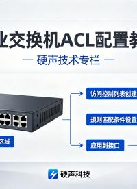 工业交换机 ACL 配置教程 工控网络必备权限设置方法 #工业自动化 #物联网 #工业交换机 #交换机 