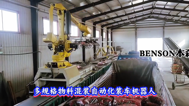 本森智能装备（山东）有限公司 多规格物料混装自动化装车机器人#混装装车机器人
 