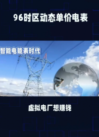 虚拟电厂想赚钱？这块“懂电价”的电表才是隐藏BOSS
#虚拟电厂 # 动态电价