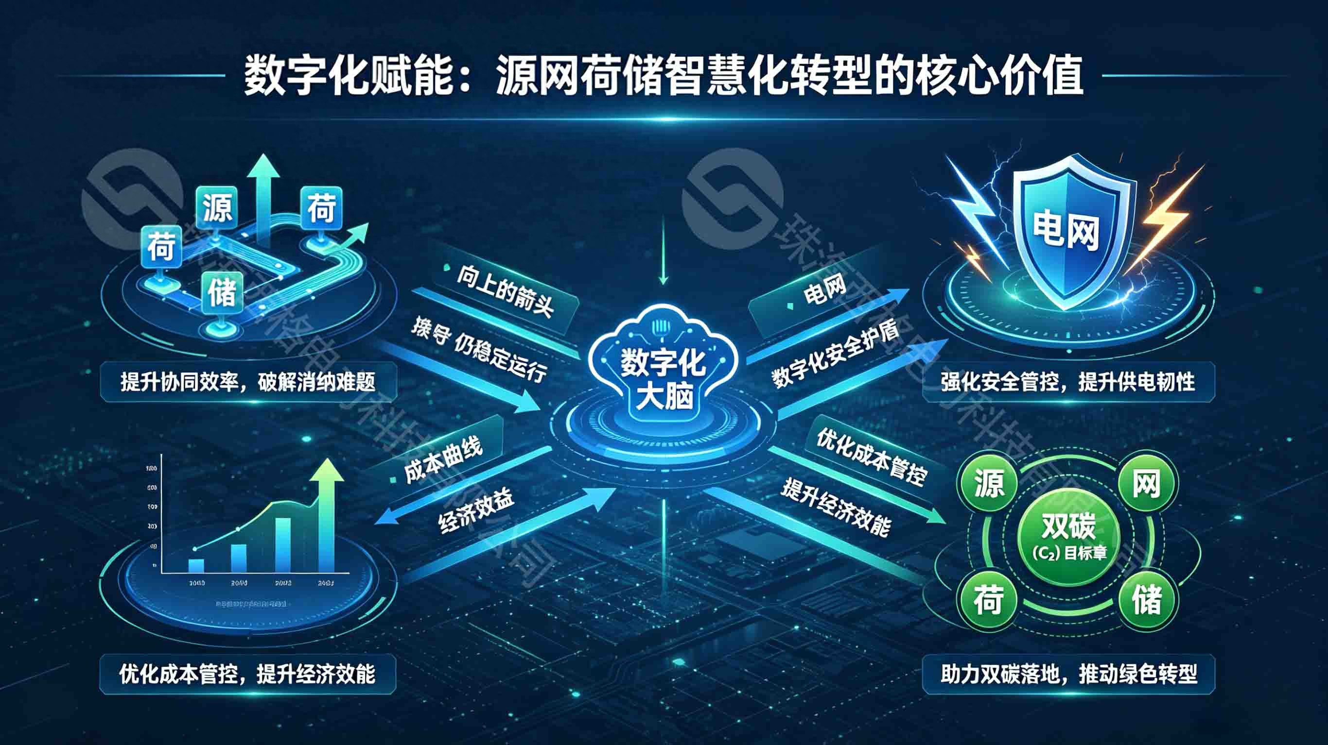 <b class='flag-5'>数字化</b>赋能：源<b class='flag-5'>网</b>荷储系统的<b class='flag-5'>智慧</b><b class='flag-5'>化</b>转型之路