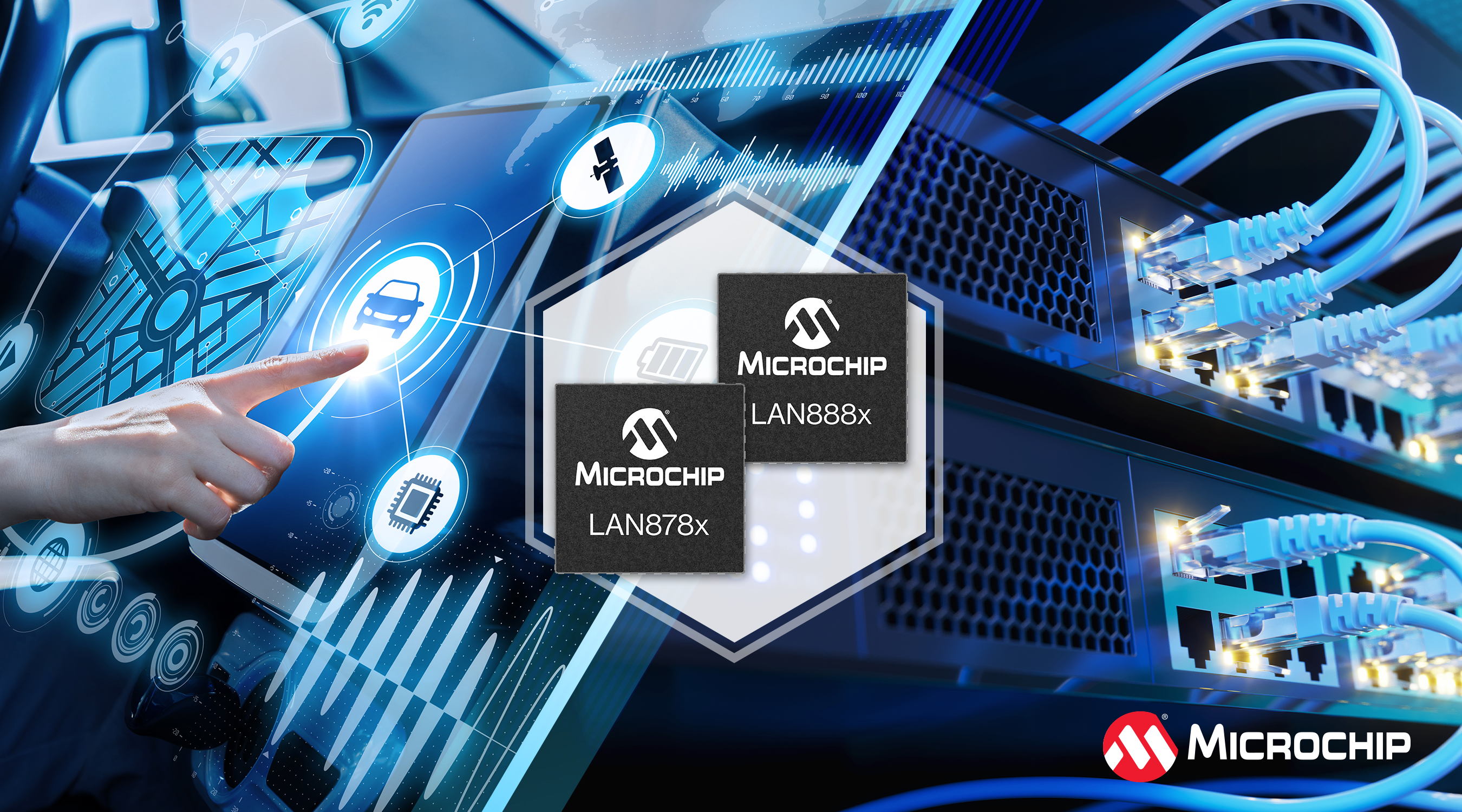 Microchip推出新一代<b class='flag-5'>100</b>/<b class='flag-5'>1000BASE</b> <b class='flag-5'>T1</b>单对<b class='flag-5'>以太网</b>PHY 集成MACsec安全、时间敏感网络与功能安全特性