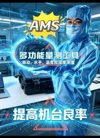 瑞乐半导体——AMS晶圆型振动水平温度湿度量测片#晶圆制造过程 #晶圆测温 #晶圆检测 
