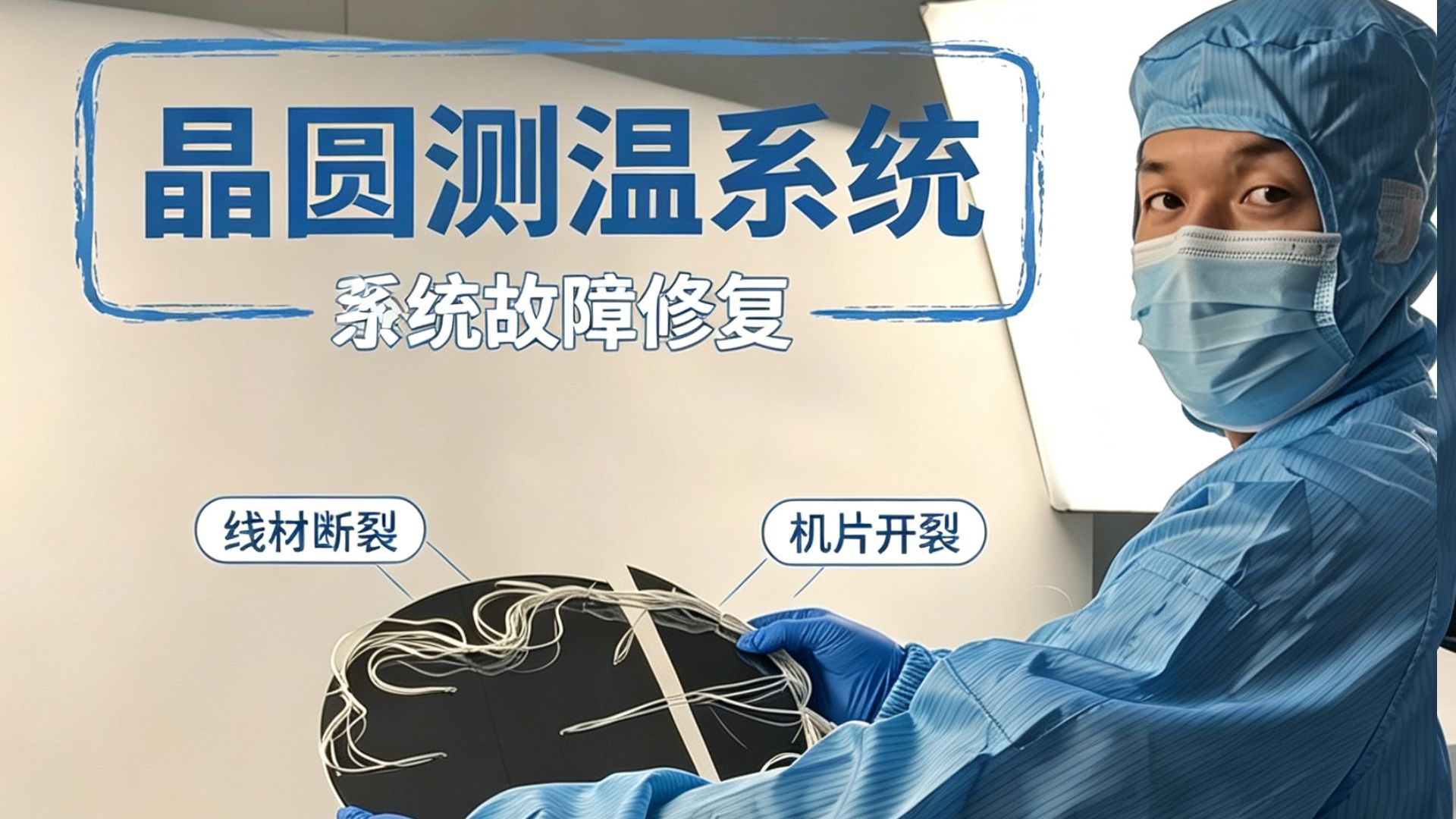瑞乐半导体——TCWafer晶圆测温系统故障不用愁#晶圆测温 #晶圆检测 #晶圆制造过程 