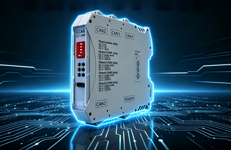 CAN分线/组网不用愁！GCAN-GT-246网桥一站搞定 #plc #消防 #储能 #智慧矿山 