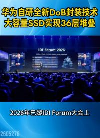 国产芯片突破！华为自研全新 DoB 封装技术，122TB SSD量产#华为#存储芯片#封装技术
 