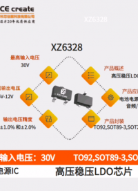 XZ6328  30VIN,0.15A,0.8uA低功耗,稳压LDO芯片