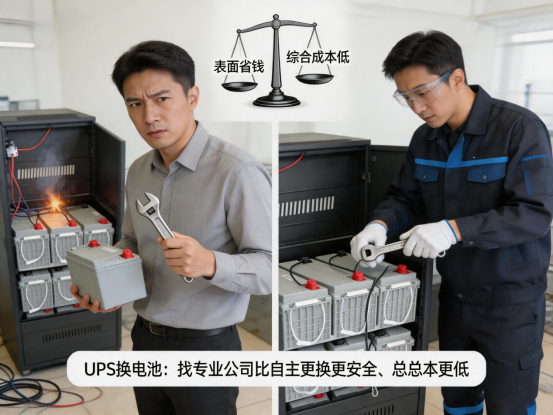 UPS电源需要更换电池组怎么办？