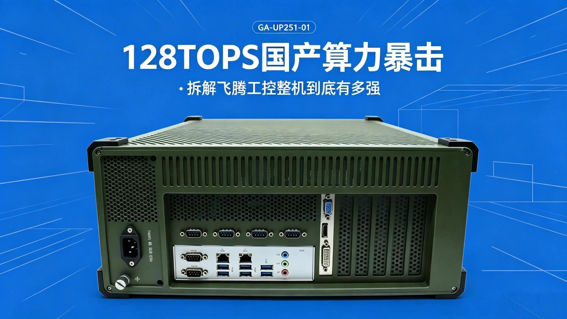 128TOPS国产算力暴击！拆解飞腾工控整机到底有多强？#工控机 #国产工控机 #飞腾工控机 