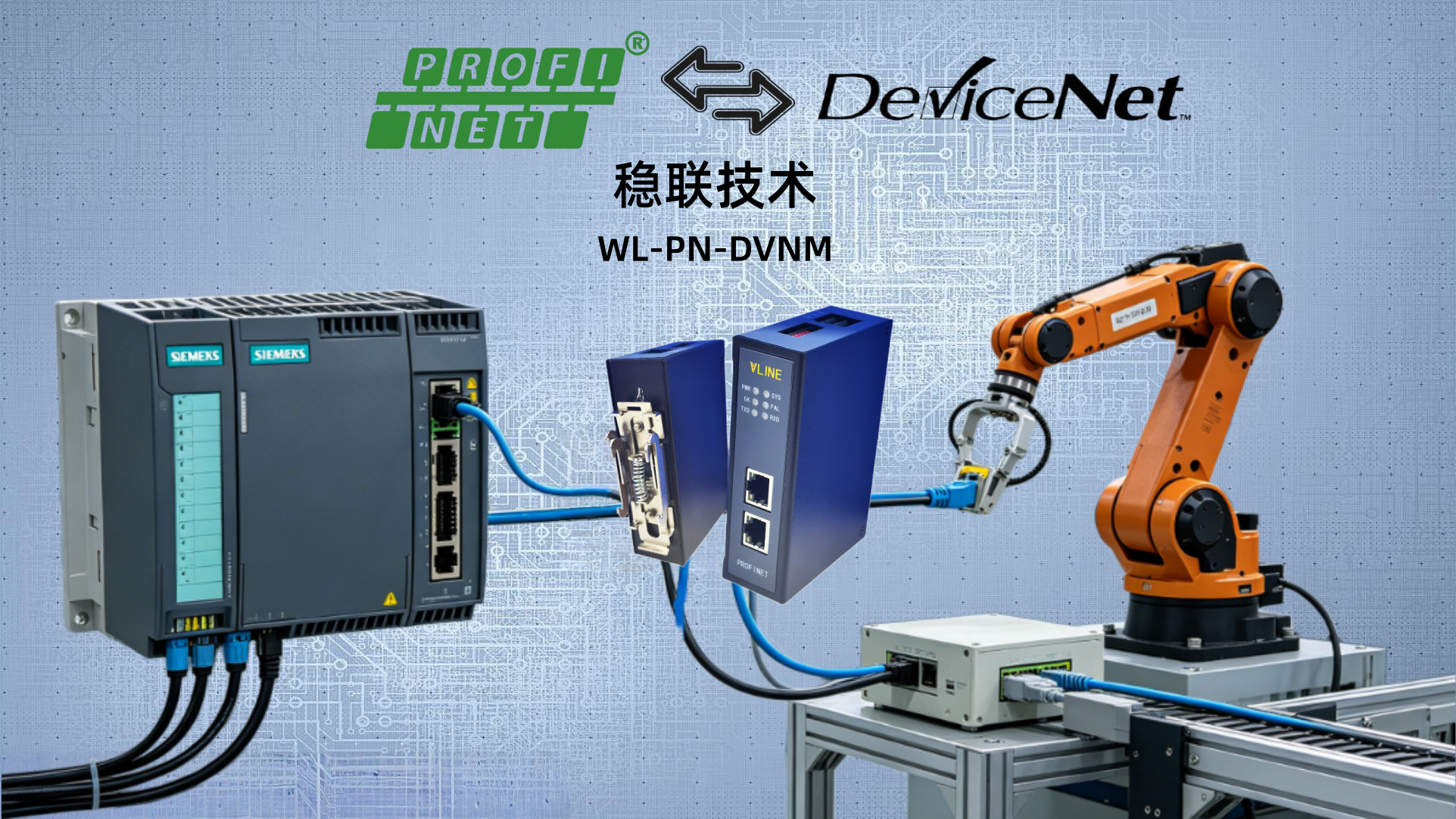 Profinet从转DeviceNet主网关在1500PLC与那智机器人通信应用纪实